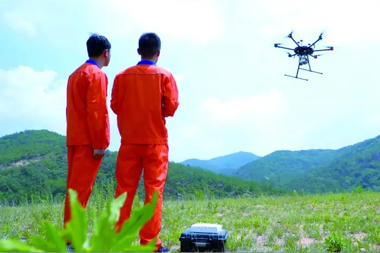 王五镇无人机倾斜摄影巡检拍摄